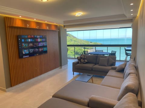 Communal lounge/ TV room, Natural landscape, TV and multimedia, View (from property/room), Living room, Seating area, Landmark view, Sea view
