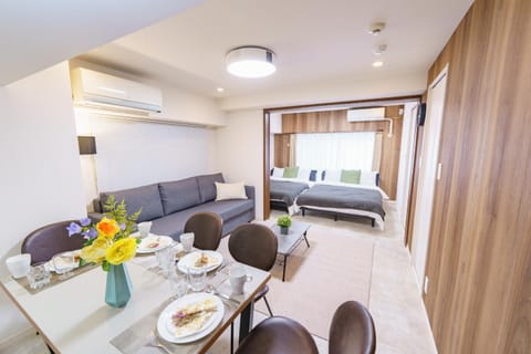 Dining area, air conditioner