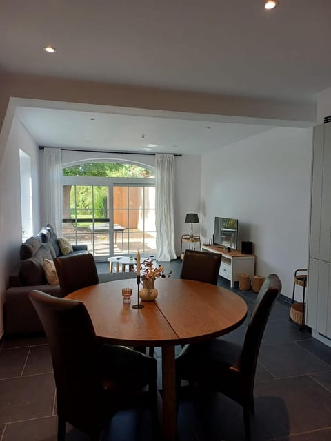 Living room, kitchen