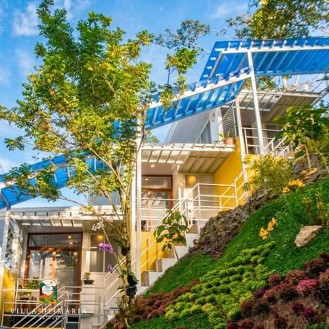 Property building, Day, Garden, View (from property/room), Balcony/Terrace, Garden view