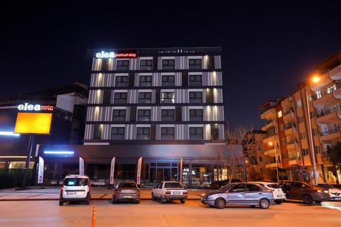 Property building, Night, City view, Street view, Location, Parking