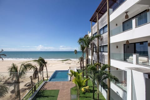 Property building, Balcony/Terrace, Sea view, Swimming pool