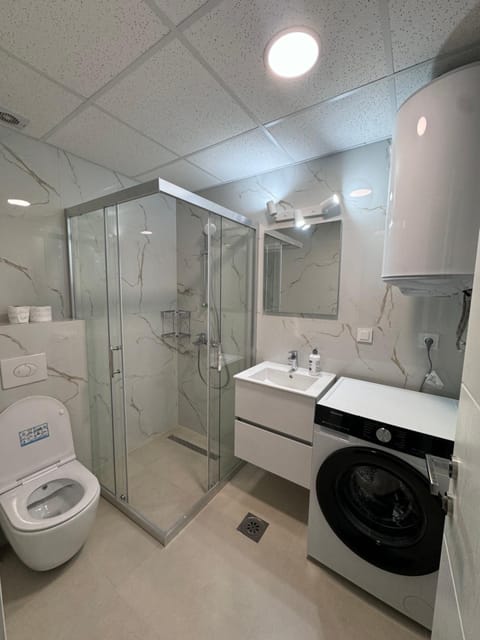 Shower, Bathroom, washing machine