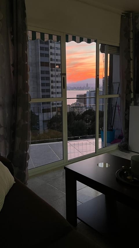 Living room, Seating area, Sea view, Sunset