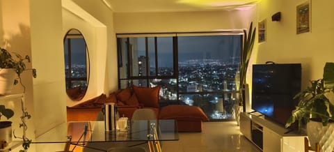 Living room, City view