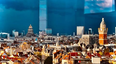 Nearby landmark, Day, Bird's eye view, Living room, Fitness centre/facilities, Business facilities, Seating area, Meeting/conference room, City view