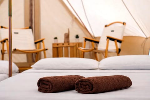 Bed, Photo of the whole room, towels