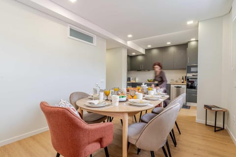 Kitchen or kitchenette, Living room, Dining area