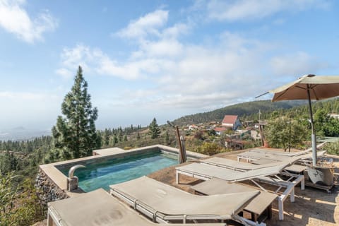 Property building, Living room, Swimming pool