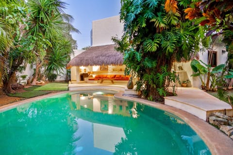 Patio, Garden, Swimming pool
