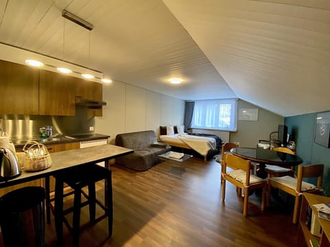 Photo of the whole room, Dining area, Bedroom