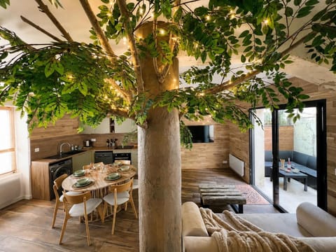 Patio, Day, TV and multimedia, Living room, Decorative detail, Inner courtyard view, kitchen