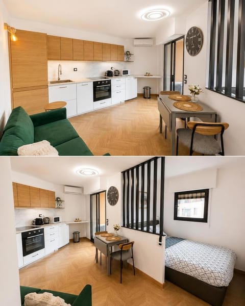 Bed, Living room