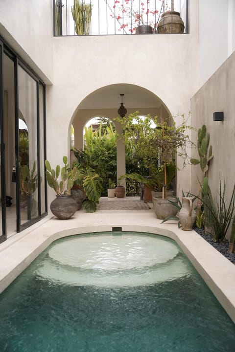 Patio, Natural landscape, Pool view, Swimming pool