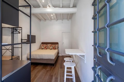 Bed, Living room, Bedroom