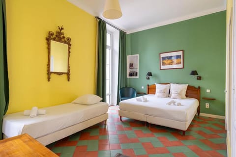 Bed, Living room, Bedroom