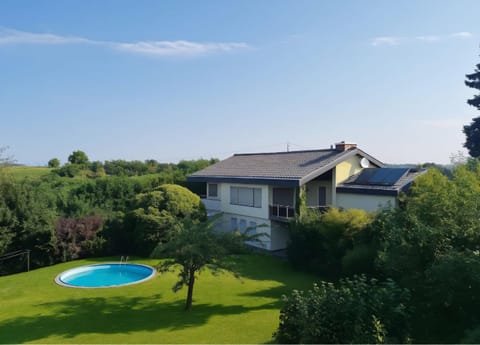 Natural landscape, Garden, Garden view, Pool view, Swimming pool