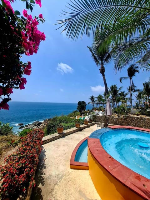 Hot Tub, Garden view, Sea view