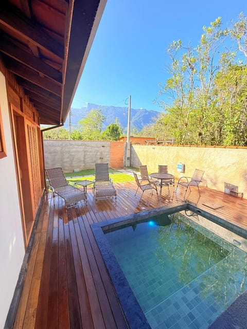 Patio, Natural landscape, Mountain view, Pool view, Swimming pool, sunbed