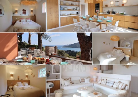 Bed, Natural landscape, Kitchen or kitchenette, Living room, Photo of the whole room, Seating area, Dining area, Bedroom