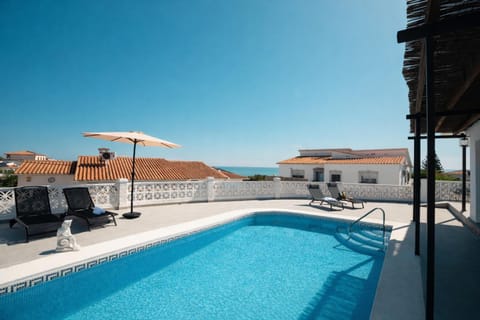 Off site, Summer, Sea view, Swimming pool, sunbed