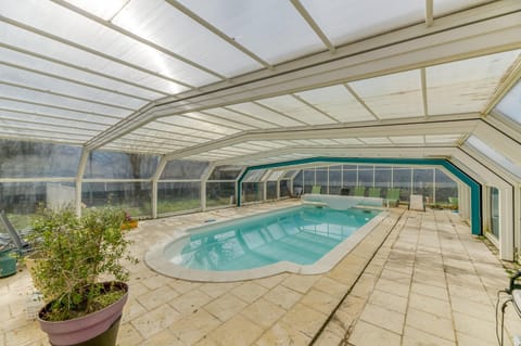 Property building, Living room, Swimming pool