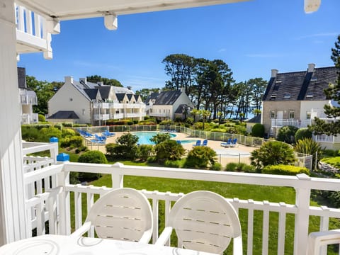 Property building, Living room, Swimming pool