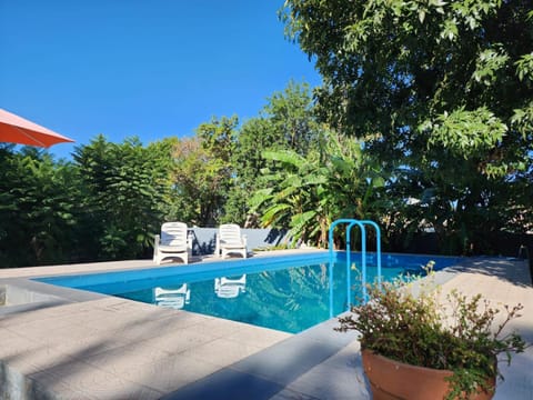 Patio, Garden, Garden view, Swimming pool