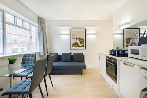 Kitchen or kitchenette, Living room, Seating area, Dining area, stove, toaster