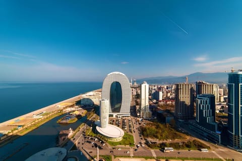 Property building, Nearby landmark, Day, Natural landscape, Bird's eye view, City view, Sea view