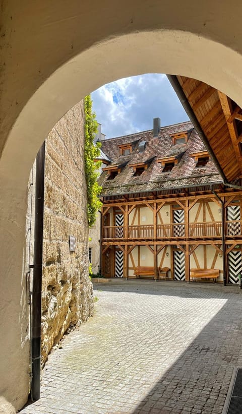 Property building, Patio