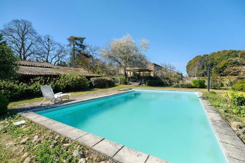 Property building, Living room, Swimming pool