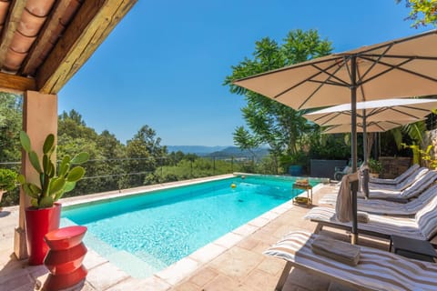 Property building, Living room, Swimming pool