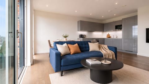 TV and multimedia, Kitchen or kitchenette, Living room, Seating area, Dining area, minibar, oven, stove