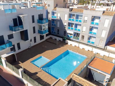 Property building, Pool view