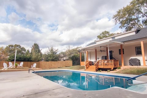 Pool and Hot Tub Oasis with Coastal Vibes Near AU House in Anderson