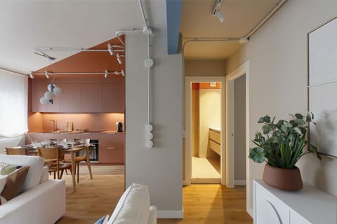 Kitchen or kitchenette, Living room