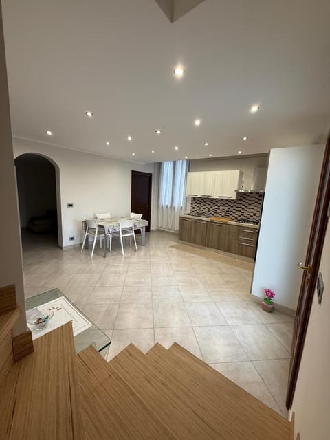 Kitchen or kitchenette, Living room, Dining area