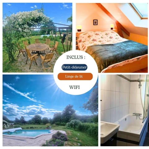 Bed, Natural landscape, Bathroom, Photo of the whole room, Swimming pool