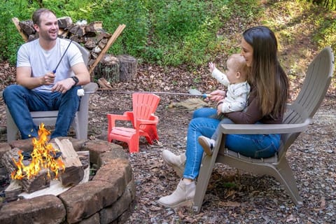 People, Natural landscape, Family, Family, fireplace