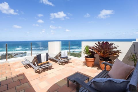 Patio, Sea view, sunbed