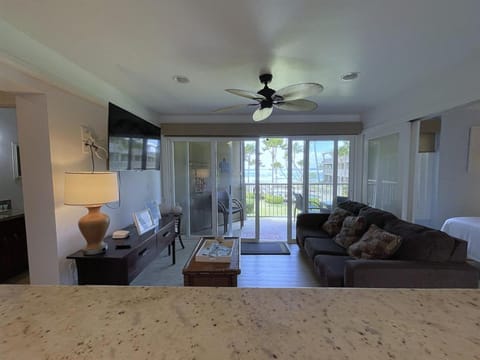Sea and Sky Beachfront Condo, AC, Ocean Views, Sunrises, Steps to Beach! Apartment in Kapaa