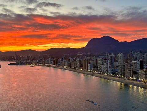 Beach, City view, Mountain view, Sea view, Sunset