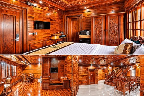 Communal lounge/ TV room, Bed, Kitchen or kitchenette, Living room, Seating area