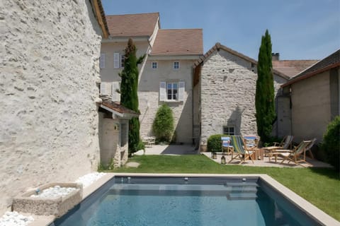 Property building, Living room, Swimming pool