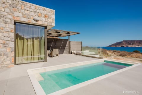Patio, Day, Natural landscape, Balcony/Terrace, Pool view, Sea view, Swimming pool, sunbed