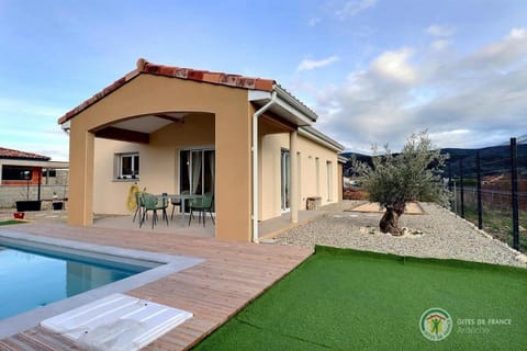 Patio, Natural landscape, Pool view