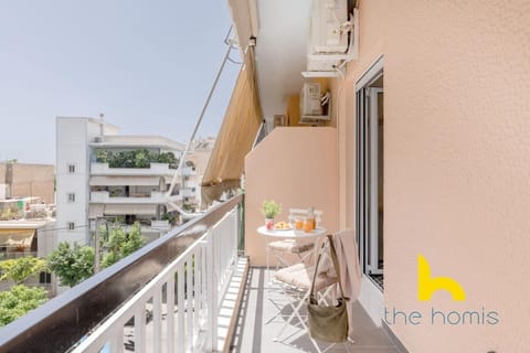 Sunlit APT with Electric Fireplace in Kallithea Apartment in Kallithea