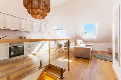 Kitchen or kitchenette, Living room