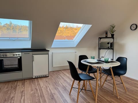 Kitchen or kitchenette, Dining area, stove
